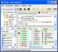 HTML Link Validator screenshot